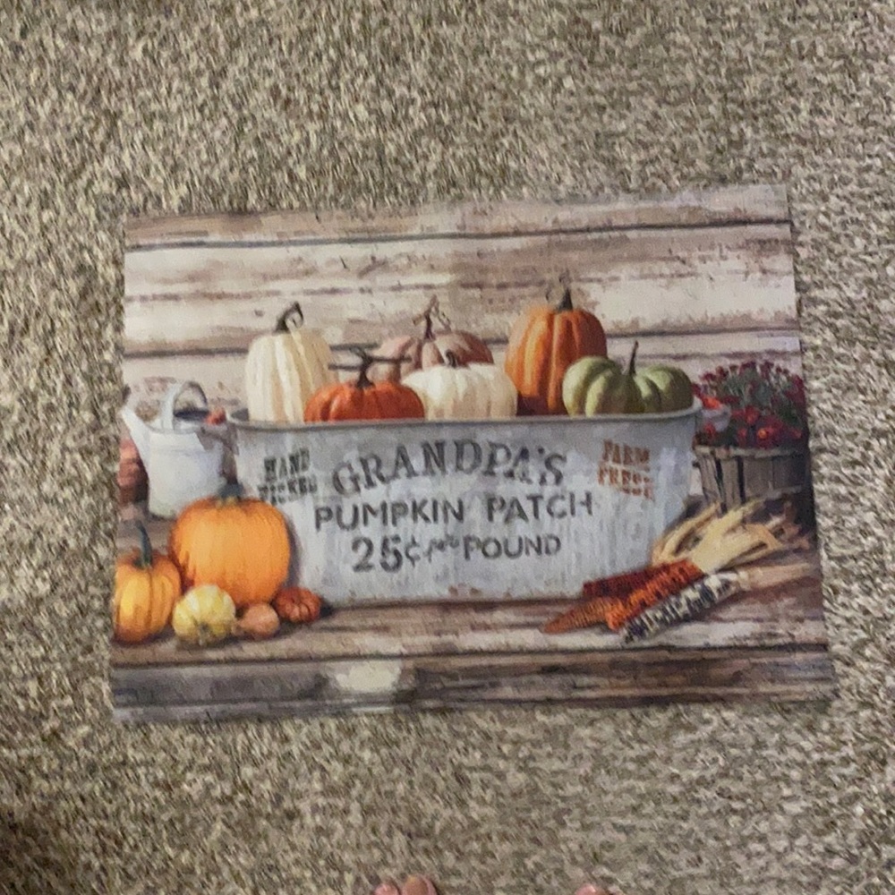 Fall kitchen rug